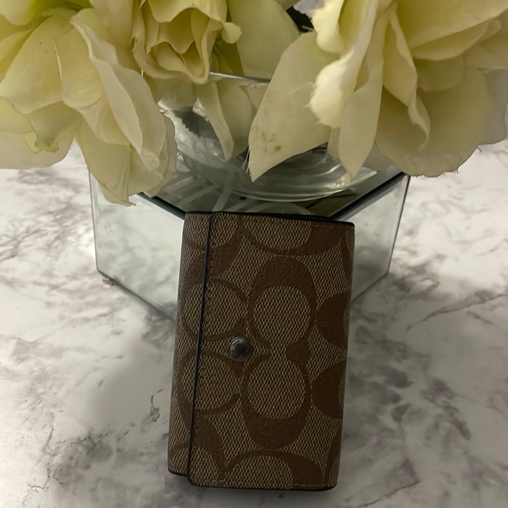 Coach key card holder